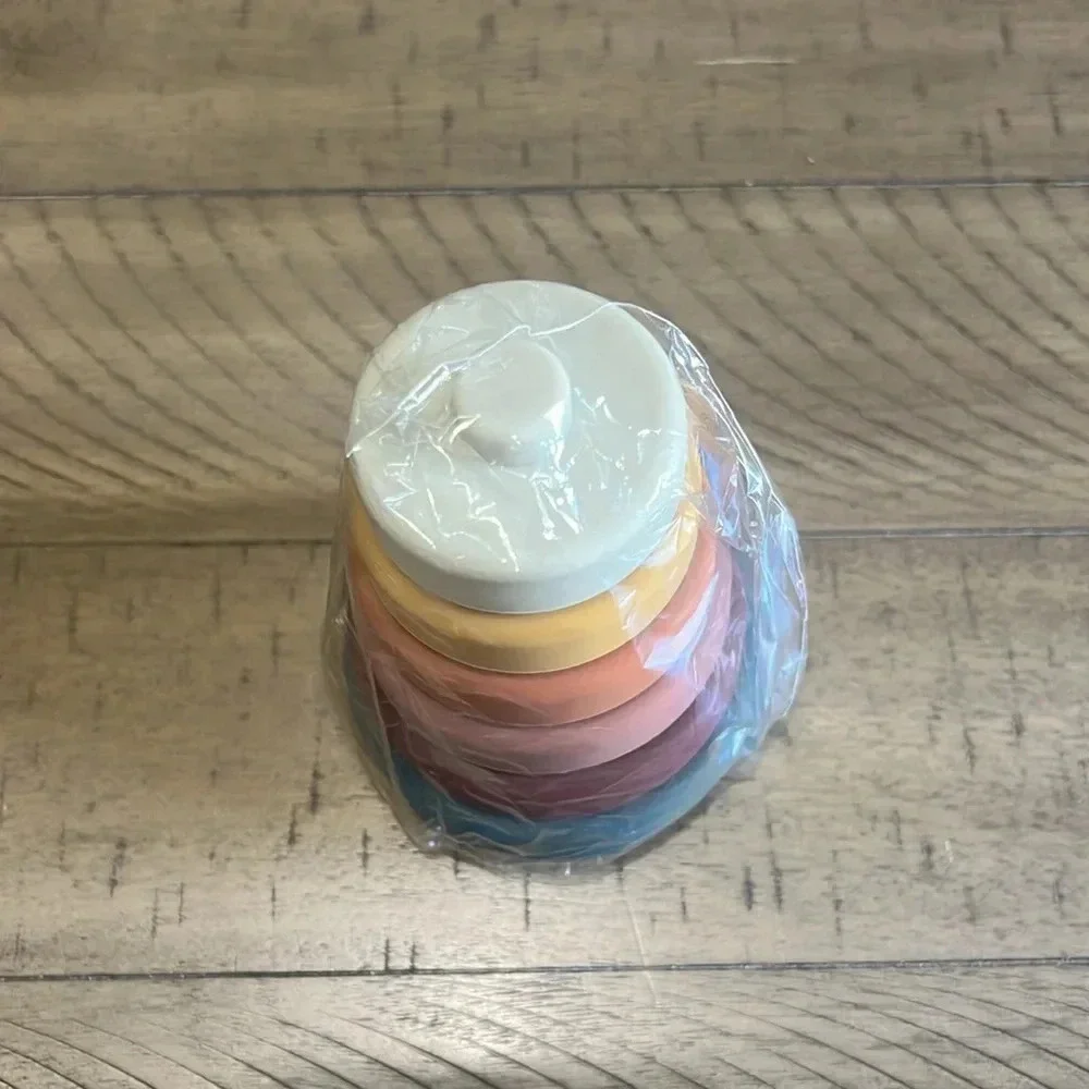 Ruby&Co Rainbow Stacker for Baby/Toddler Silicone Dishwasher Safe Brand New